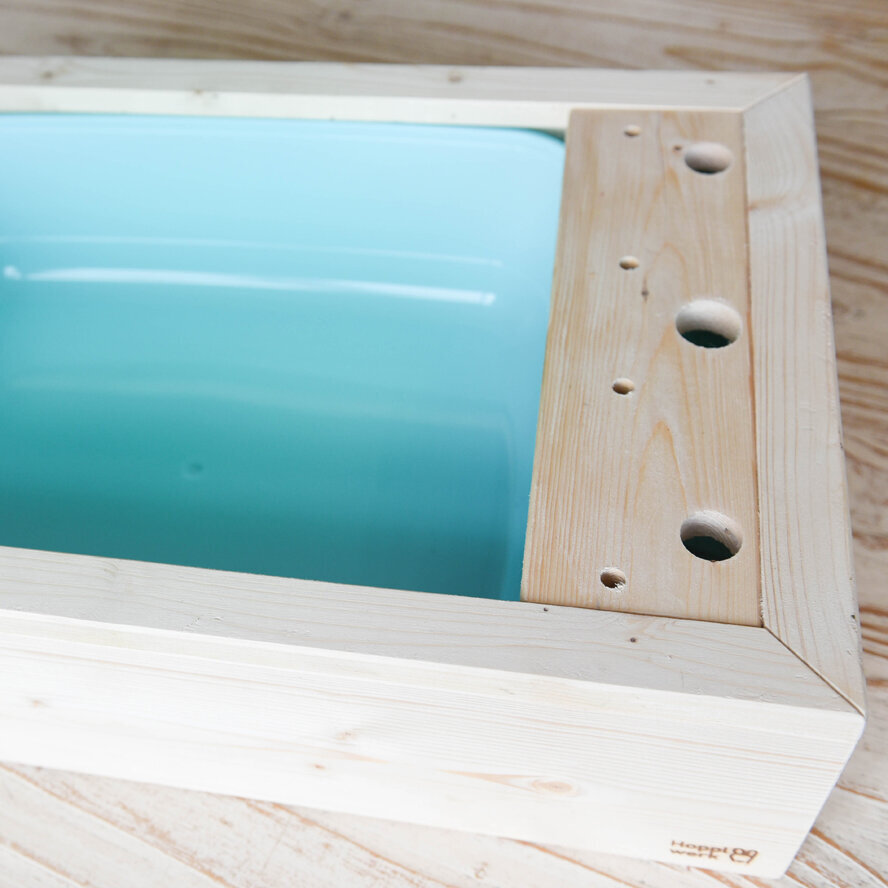 Hopplwerk Toilette mit Möhrchenbar