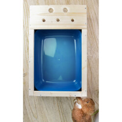 Hopplwerk Toilette mit Möhrchenbar