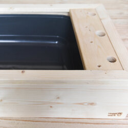 Hopplwerk Toilette mit Möhrchenbar