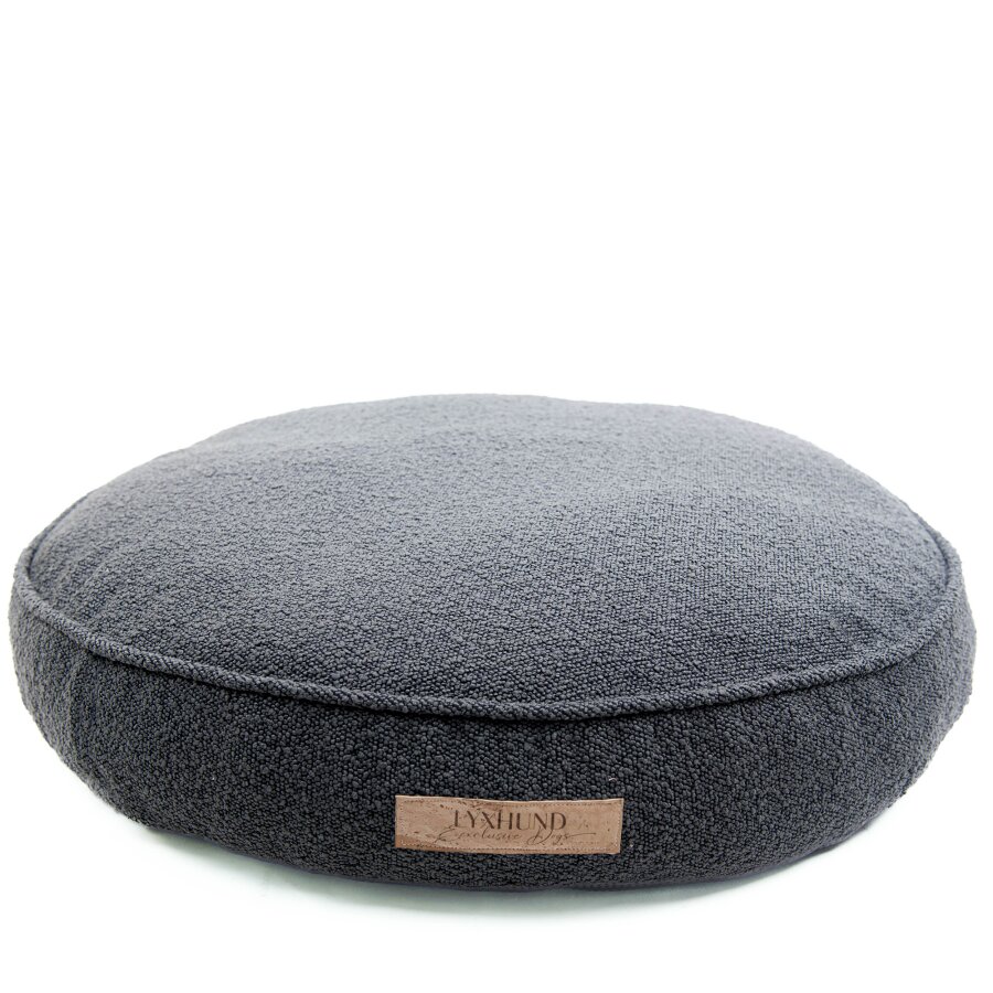 hyggelig designer bed bouclé dark grey