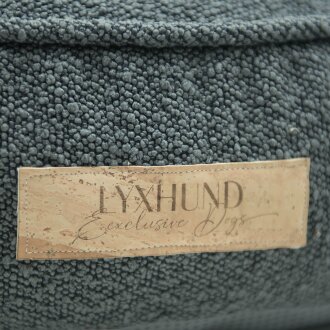hyggelig designer bed bouclé dark grey