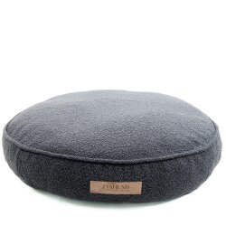 hyggelig designer bed bouclé dark grey