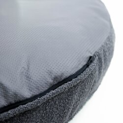hyggelig designer bed bouclé dark grey