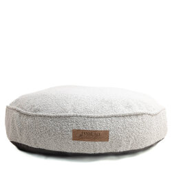 hyggelig designer bed bouclé champagner