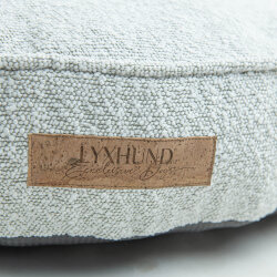 hyggelig designer bed bouclé champagner