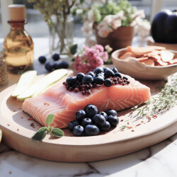 Lachs B.A.R.F. Menü