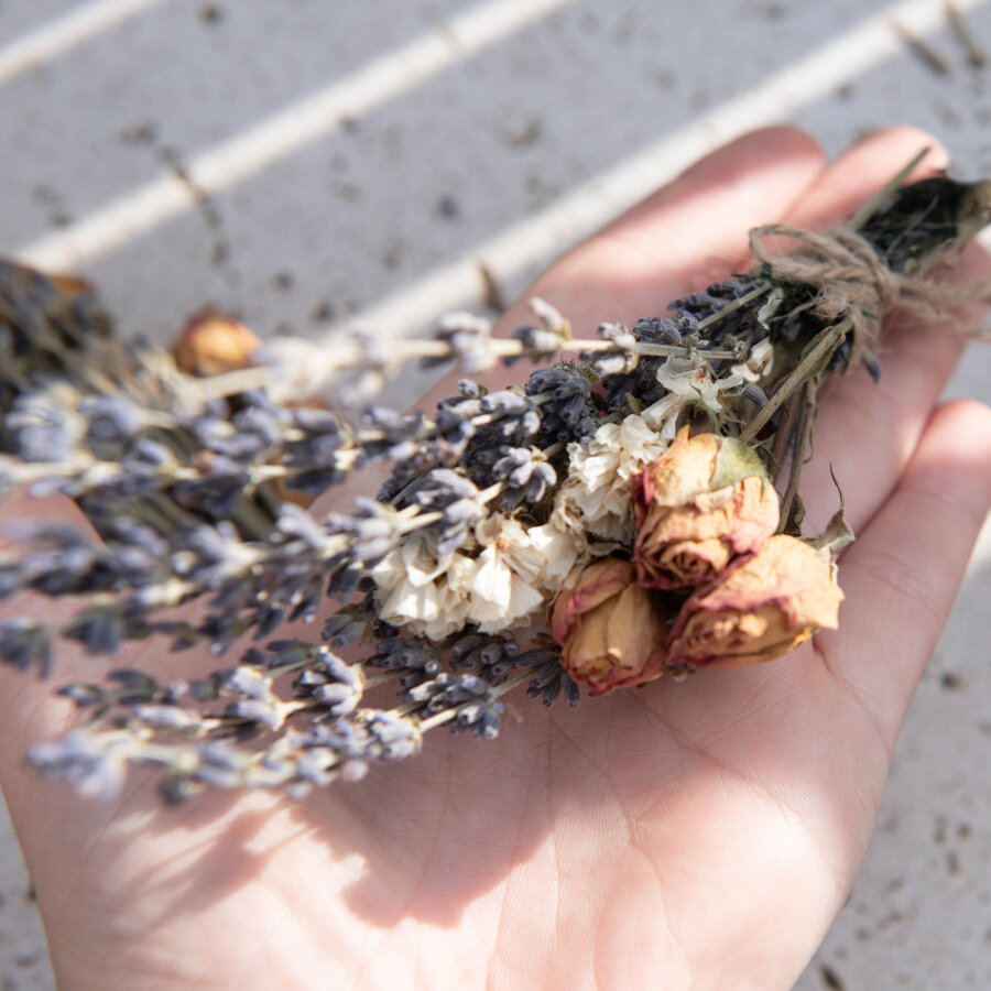 Wildblumen Trockenstrauß