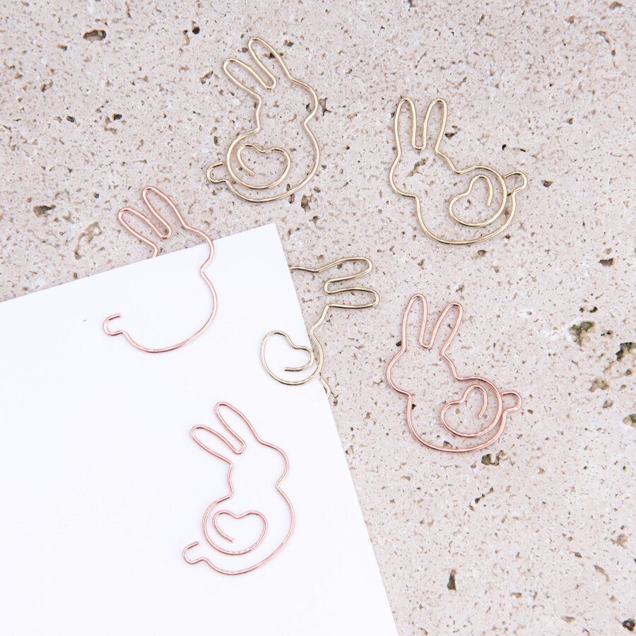 Büroklammern Häschen