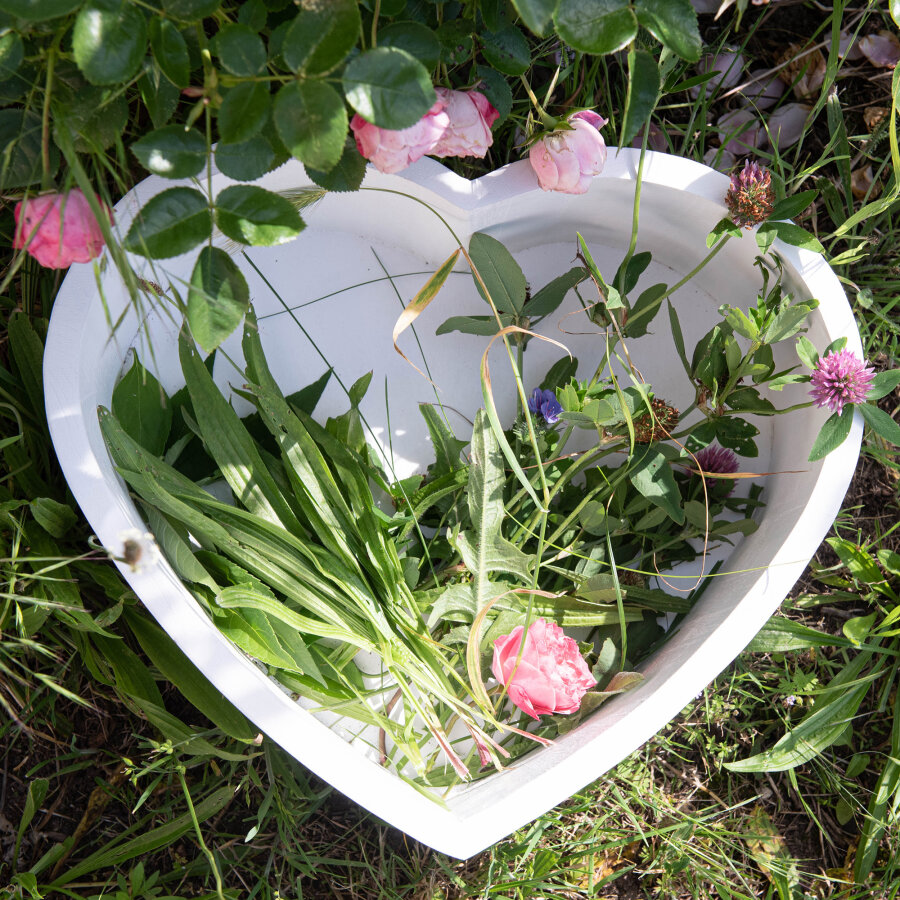 Frischfutterbehälter Herzchen