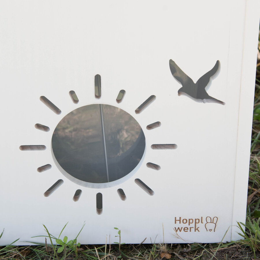 Hopplwerk Buddelkiste sunny, weiß gestrichen