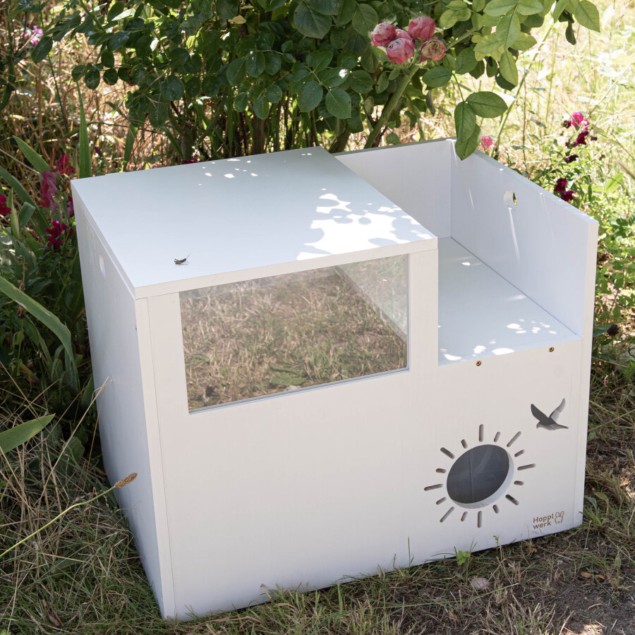 Hopplwerk Buddelkiste sunny, weiß gestrichen