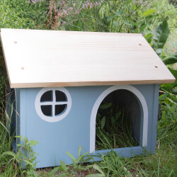 Hopplwerk Hus Alma taubenblau