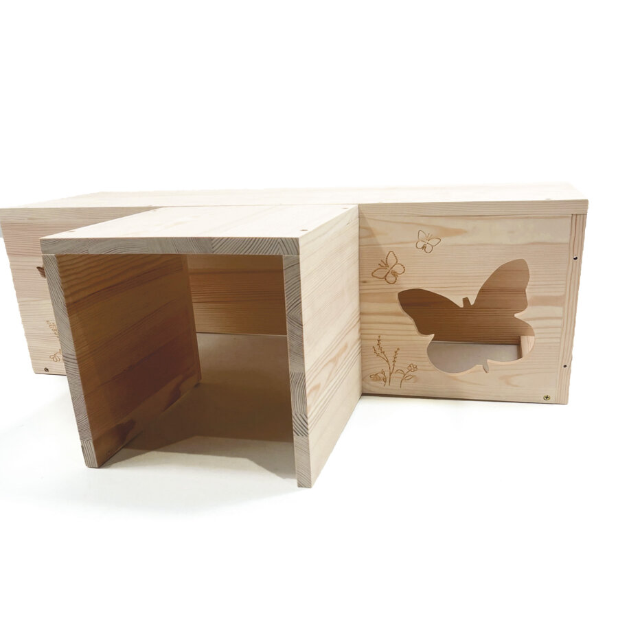 Tunnelsystem T Form butterfly