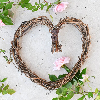 Cœur en osier