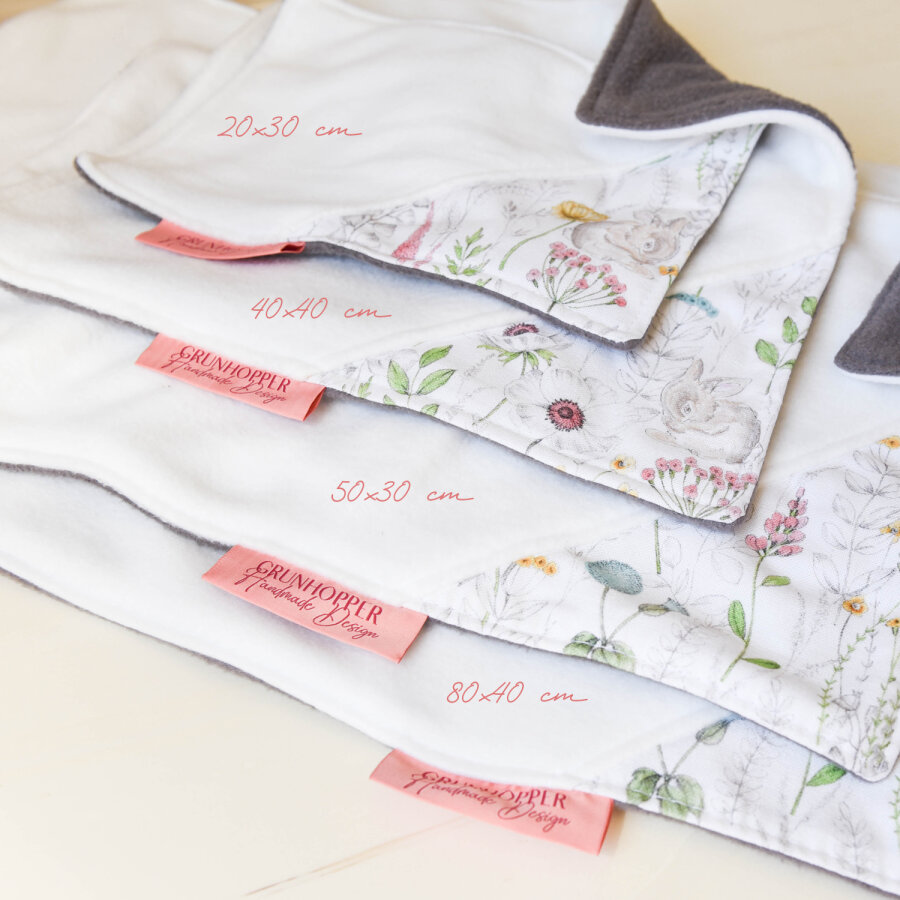 Pipipad Designerstoffe bunny&blossoms