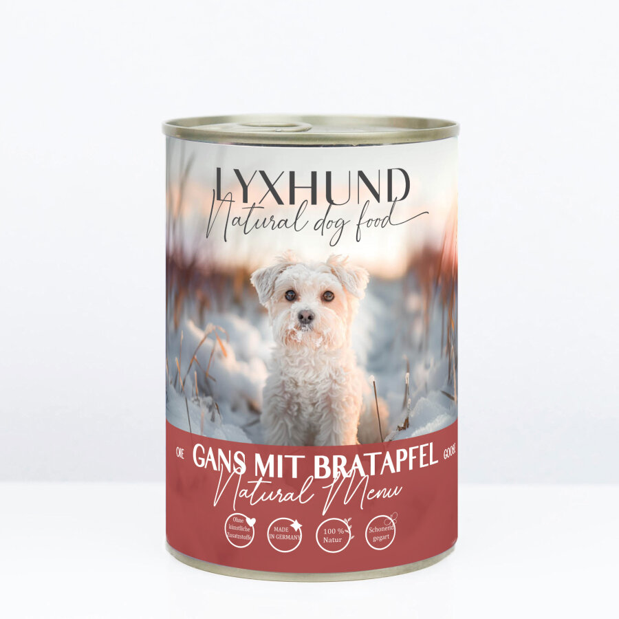 Gans mit Bratapfel Natural Menu