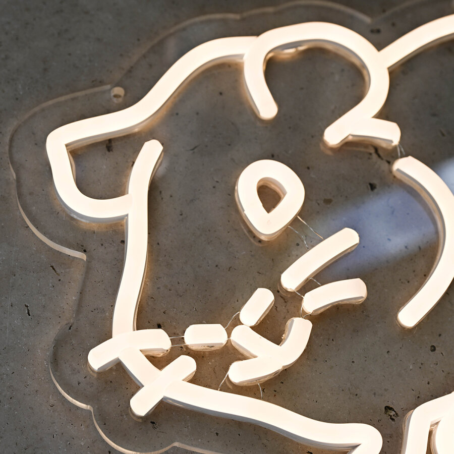 NEON Lampe guinea pig