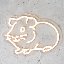 NEON Lampe guinea pig
