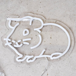 NEON Lampe guinea pig