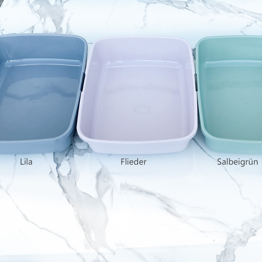 Kaninchentoilette mit Raufe "butterfly" weiß