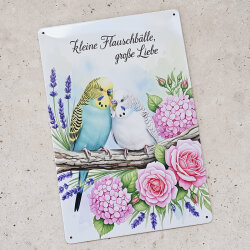 Vintage Schild Vögel